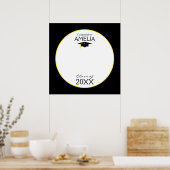 Abschluss-Klasse von 20XX benutzerdefiniertem Auto Poster (Küche)