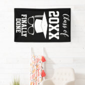 Abschluss-Klasse von 20xx Fertig gestellt Banner (Insitu)