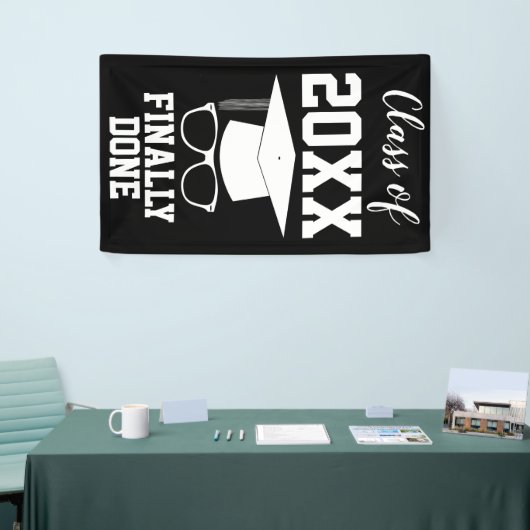 Abschluss-Klasse von 20xx Fertig gestellt Banner (Messeveranstaltung)