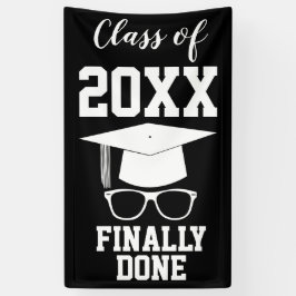 Abschluss-Klasse von 20xx Fertig gestellt Banner