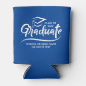 Abschluss-Klasse von 20XX Ihre Schulfarbe individu Dosenkühler (Vorderseite)