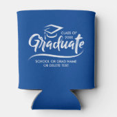 Abschluss-Klasse von 20XX Ihre Schulfarbe individu Dosenkühler (Rückseite)