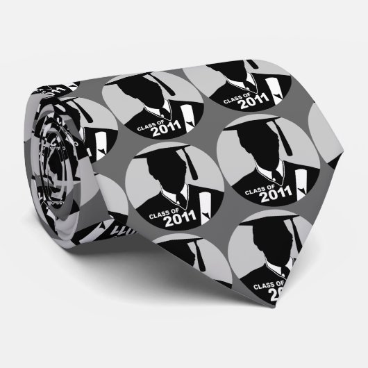 Abschluss-Klasse von Grau 2011 des Krawatte (Gerollt)