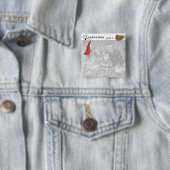 Abschluss-Klassen-Ring ROT Button (Beispiel)
