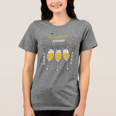 Abschluss-Klassenjahr-Glückwunsch individuell Tri-Blend Shirt (Vorderseite)