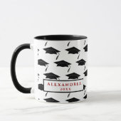 Abschluss-Klassenkappen personalisieren Tasse (Links)
