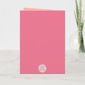 Abschluss & Knallender Bubble-Gummi-Rosa-Abschluss Karte (Rückseite)