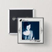 Abschluss-Knopf addieren Grau des Foto-1 Button (Vorne & Hinten)