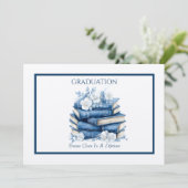 Abschluss kommt einmal im Leben Einladung (Stehend Vorderseite)