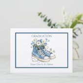 Abschluss kommt einmal im Leben Einladung (Stehend Vorderseite)