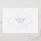 Abschluss kommt einmal in einer lebenslangen Einla Folieneinladung (Vorderseite)