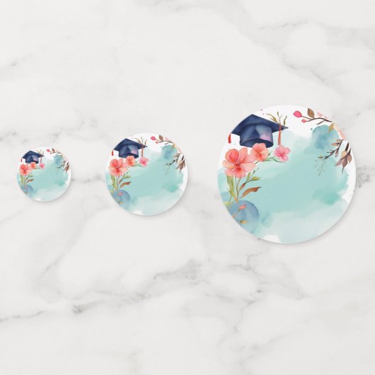 Abschluss Konfetti (Rückseiten)