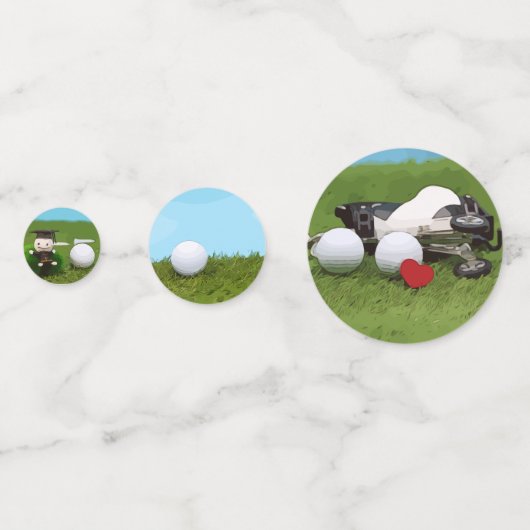 Abschluss Konfetti (Vorderseiten)