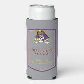 Abschluss Koozie - Grau Selters Dosenkühler (Seltzer Vorderseite)