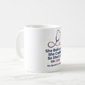 Abschluss Krankenpflegerin RN 2026 Sie glaubte Kaffeetasse (Vorderseite Links)