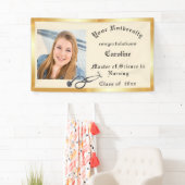 Abschluss, Krankenschwester, Goldfolie, kundenspez Banner (Insitu)