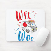 Abschluss, Krankenwagen, Patient Mousepad (Mit Mouse)