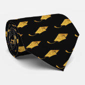 Abschluss Krawatte Moderne Gold Glitzer Caps (Gerollt)