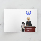 Abschluss-kriminelle Gerechtigkeit Karte (Innenseite)