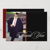 Abschluss, kundenspezifische Dankeschön-Karten, Fl Dankeskarte (Vorne/Hinten)