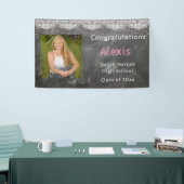 Abschluss, kundenspezifisches Foto, Chalkboard & L Banner (Messeveranstaltung)