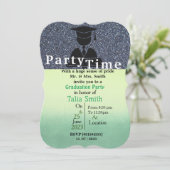 Abschluss Kuss Einladung (Stehend Vorderseite)