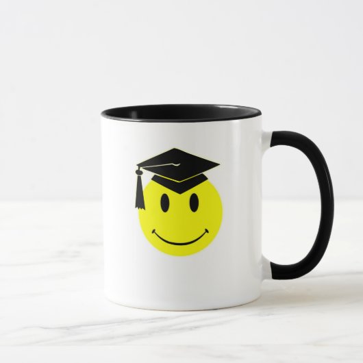 Abschluss-Lächeln-Tasse Tasse (Rechts)