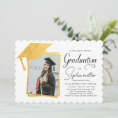 Abschluss laden Grad Ankündigungsklasse 2025 ein Einladung (Stehend Vorderseite)