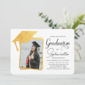 Abschluss laden Grad Ankündigungsklasse 2025 ein Einladung (Stehend Vorderseite)