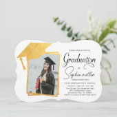 Abschluss laden Grad Ankündigungsklasse 2025 ein Einladung (Stehend Vorderseite)