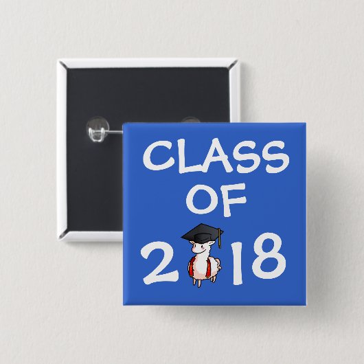 Abschluss-Lama Button (Vorne & Hinten)