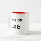 Abschluss-Lama Zweifarbige Tasse (Vorderseite Links)