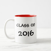 Abschluss-Lama Zweifarbige Tasse (Links)