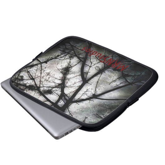 Abschluss Laptopschutzhülle (Vorne Knopf)