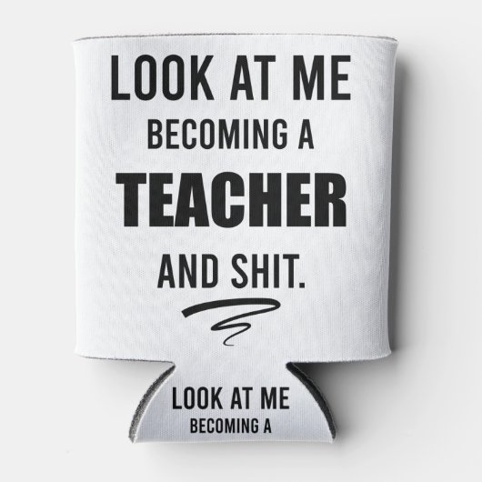 Abschluss Lehrer Geschenk Funny Teacher Geschenk T Dosenkühler (Vorderseite)