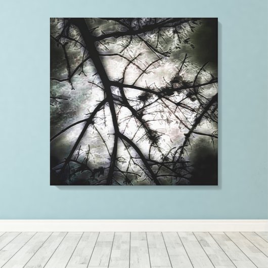 Abschluss Leinwanddruck (Insitu (Holzboden))