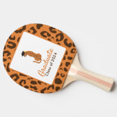 Abschluss Leopard Ping Pong Paddle Tischtennis Schläger (Seitenansicht)