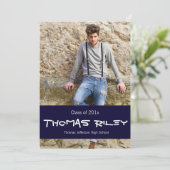 Abschluss Liebe Einladung (Stehend Vorderseite)