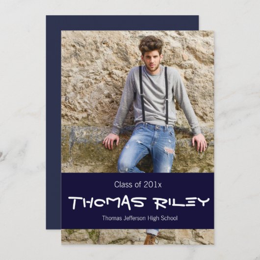 Abschluss Liebe Einladung (Vorne/Hinten)