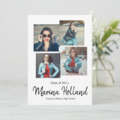 Abschluss-Liebe Einladung (Stehend Vorderseite)