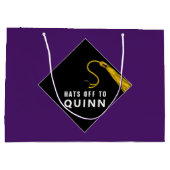 Abschluss Lila Große Geschenktüte (Rückseite)