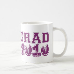 Abschluss lila Klassenjahr 2010 benutzerdefinierte Kaffeetasse