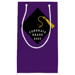 Abschluss Lila Kleine Geschenktasche Geschenktüte