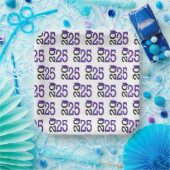 Abschluss lila und Schwarz 2025 Pappteller (Party)