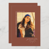 Abschluss Line Kunst, Dichtung und Musik Foto Ankündigung (Vorne/Hinten)