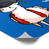 Abschluss Llama Poster (Ecke)