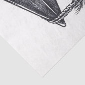 Abschluss Llama Seidenpapier (Ausschnitt)