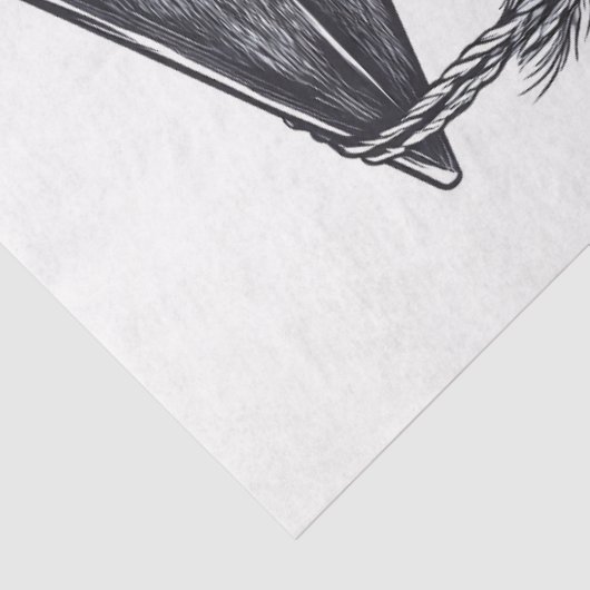 Abschluss Llama Seidenpapier (Ausschnitt)