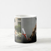 Abschluss-Logo Absolventenfoto Abitur Kaffeetasse (Mittel)