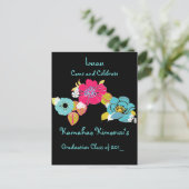 Abschluss Luau Einladungen Postkarte, Klasse 2009 (Stehend Vorderseite)